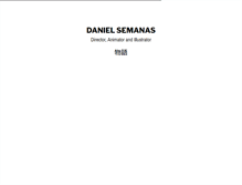 Tablet Screenshot of danielsemanas.com